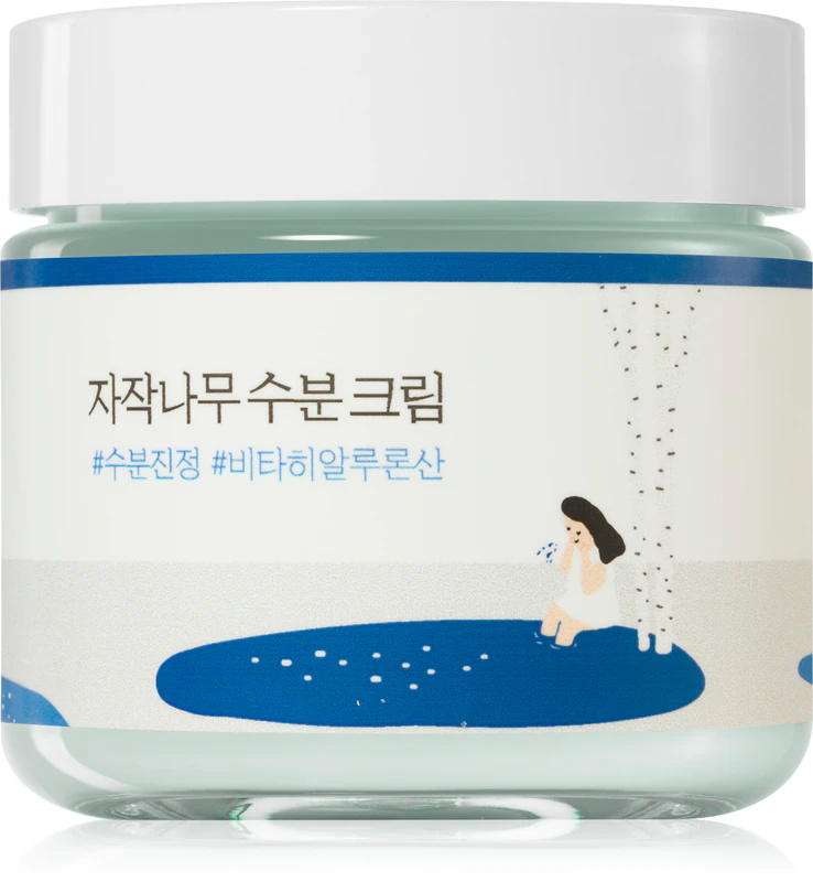 ROUND LAB Birch Juice Moisturizing Cream lehký hydratační krém pro obnovu kožní bariéry 80 ml