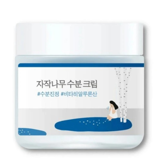 ROUND LAB Birch Juice Moisturizing Cream lehký hydratační krém pro obnovu kožní bariéry 80 ml