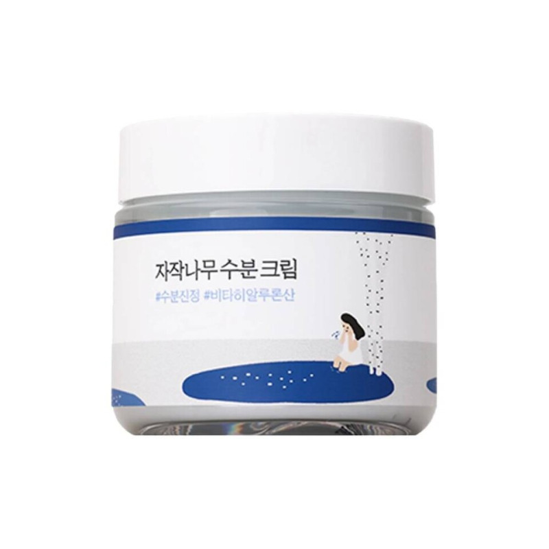 ROUND LAB Birch Juice Moisturizing Cream lehký hydratační krém pro obnovu kožní bariéry 80 ml