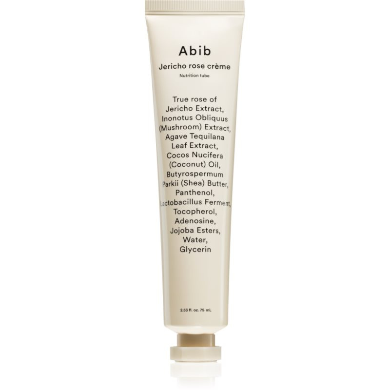 Abib Vyživující pleťový krém Jericho Rose Nutrition Tube (Nourishing Face Cream) 75 ml