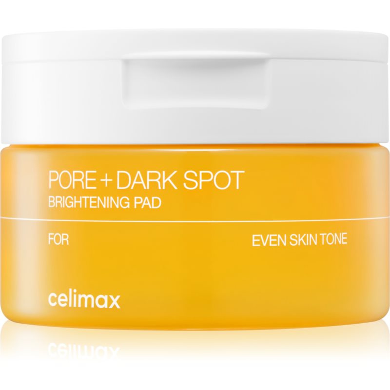 celimax Pore+Dark Spot Brightening Pad tonizační polštářky pro rozjasnění a hydrataci 40 ks