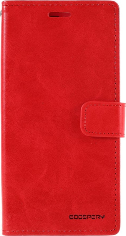 Mercury Knížkové pouzdro na iPhone 12 / 12 Pro - Mercury, Bluemoon Diary Red