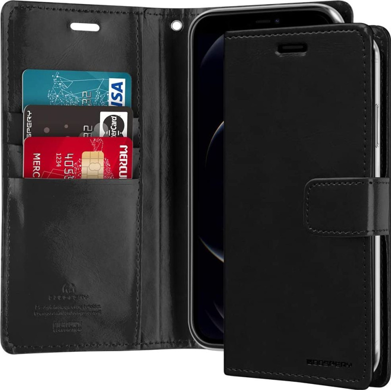 Mercury Knížkové pouzdro na iPhone 12 Pro MAX - Mercury, Bluemoon Diary Black