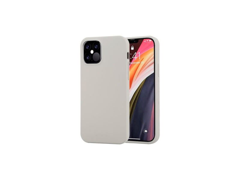 Ochranný kryt pro iPhone 12 Pro MAX - Mercury, Soft Feeling Stone