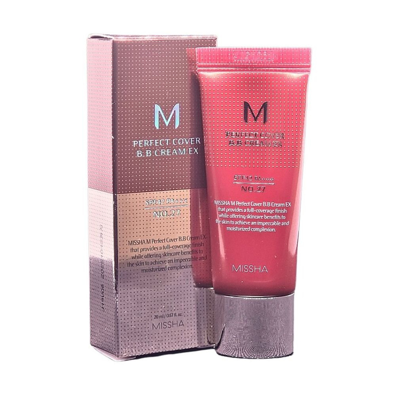 MISSHA M Perfect cover BB krém EX SPF42/PA+++ odstín č.27 20 ml