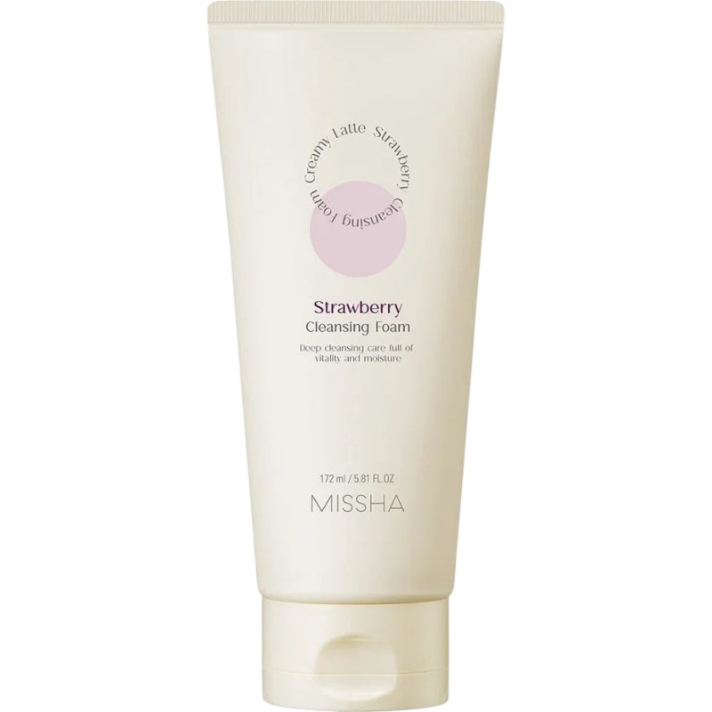 Missha Krémová čisticí pěna Strawberry Cleansing Foam 172 ml