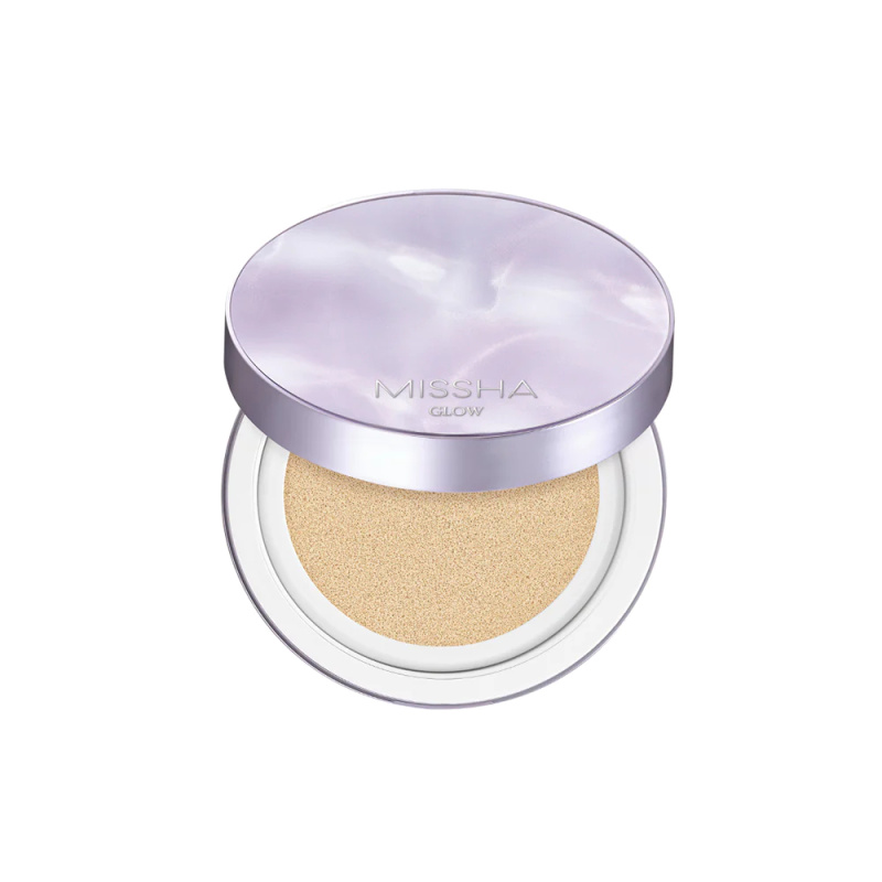 Missha Make-up v houbičce SPF50 Glow Layering Fit Cushion 14 g 17 Ivory