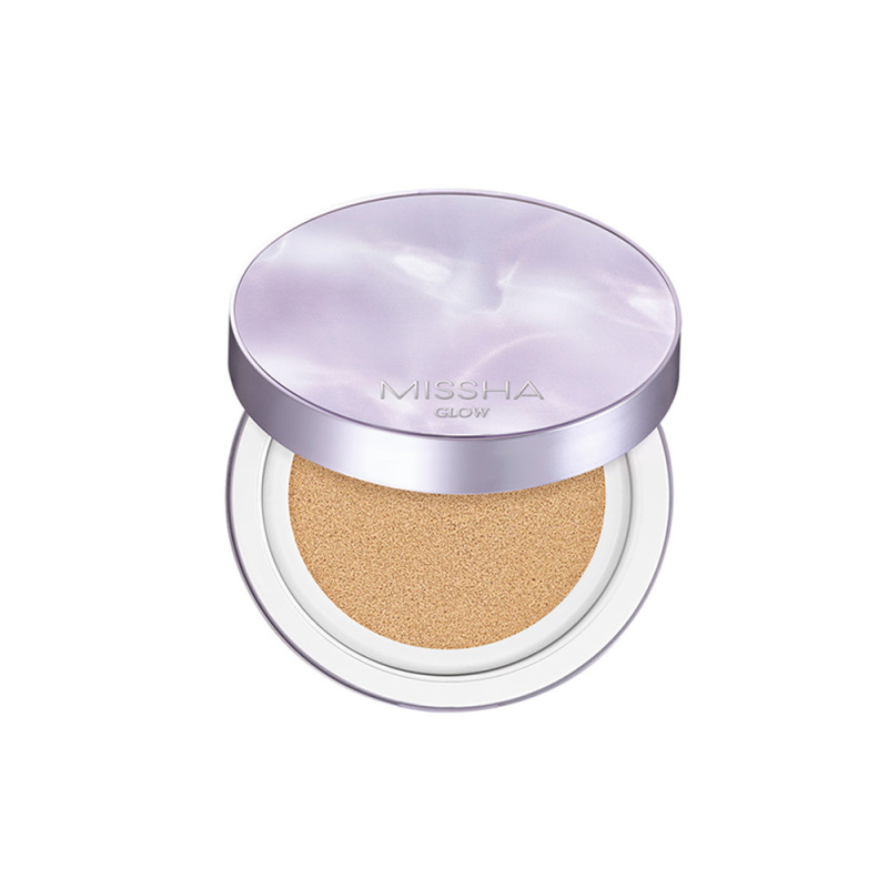 Missha Make-up v houbičce SPF50 Glow Layering Fit Cushion 14 g 23 Sand