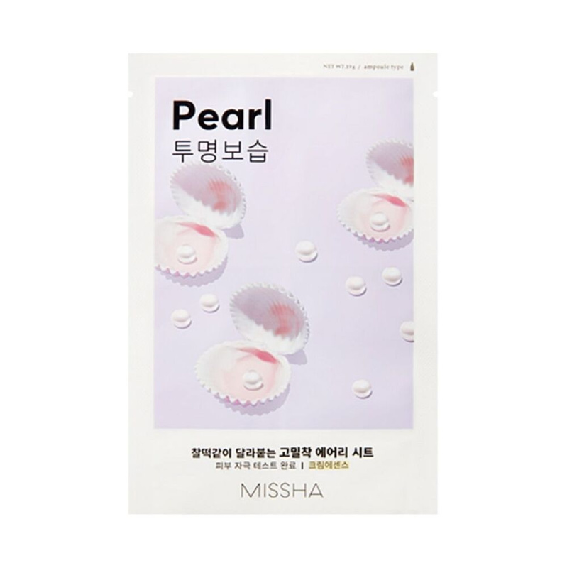 MISSHA Airy Fit Pearl Pleťová maska 1 ks