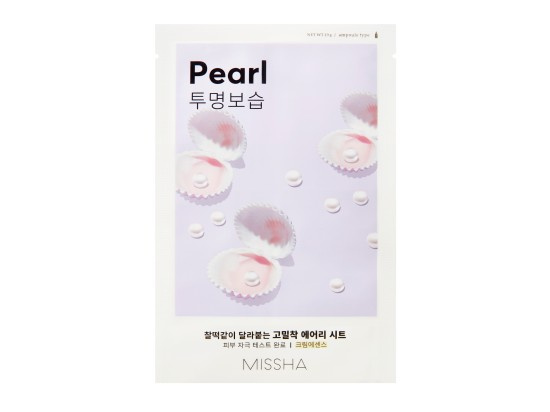 MISSHA Airy Fit Pearl Pleťová maska 1 ks