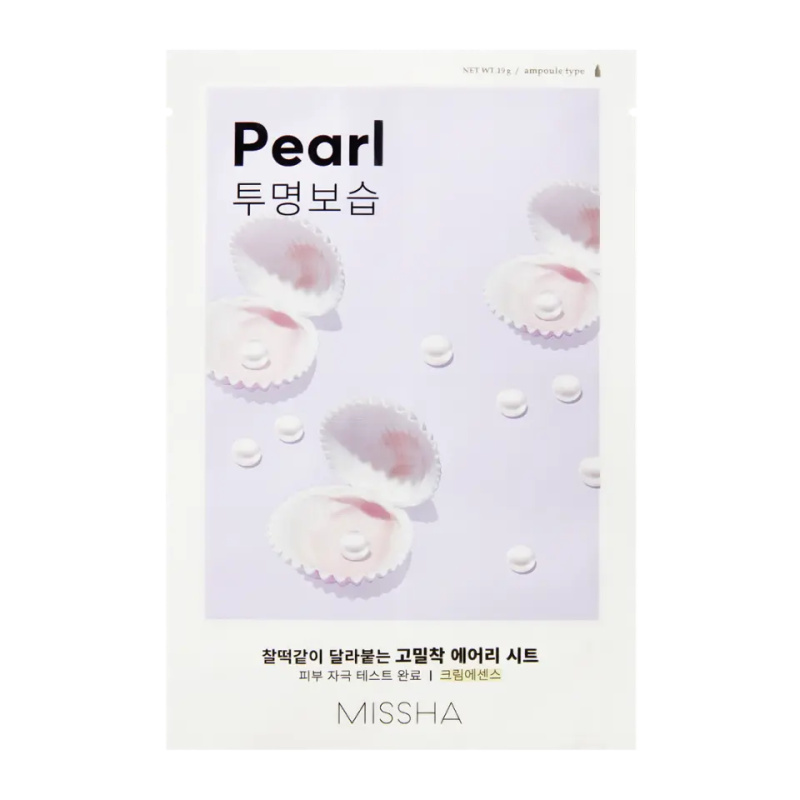 MISSHA Airy Fit Pearl Pleťová maska 1 ks