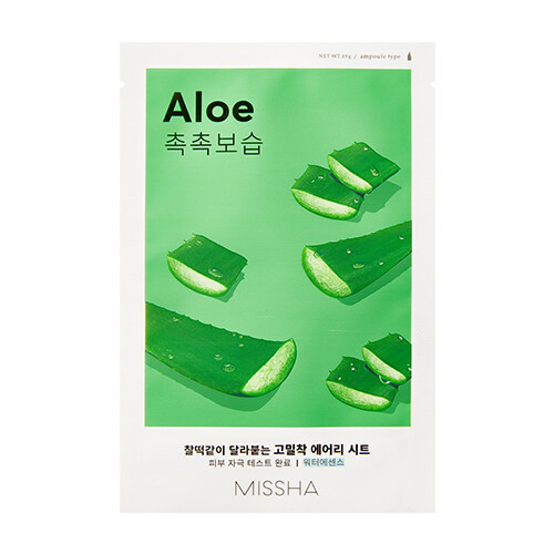 MISSHA Airy Fit Aloe Pleťová maska 1 ks