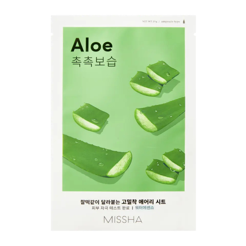 MISSHA Airy Fit Aloe Pleťová maska 1 ks