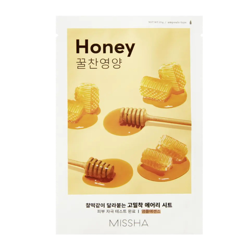 MISSHA Airy fit sheet mask honey plátýnková maska 19 g
