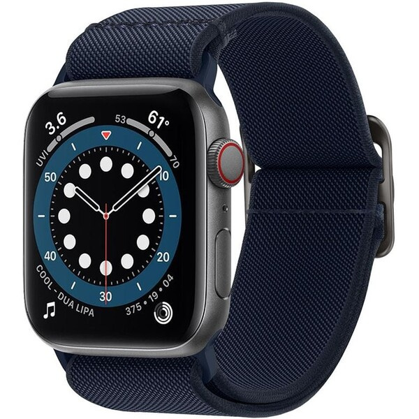 Řemínek pro Apple Watch 42/44/45/49mm Spigen Lite Fit - modrý