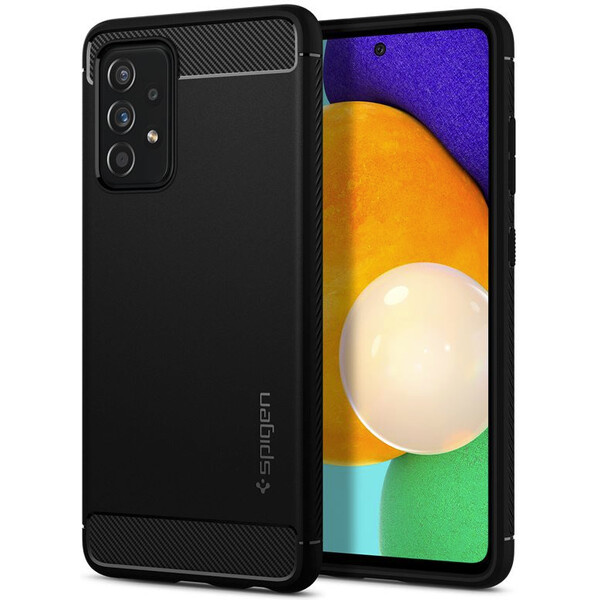 Spigen Rugged Armor kryt Samsung Galaxy A52s 5G/Galaxy A52 (LTE/5G) černý