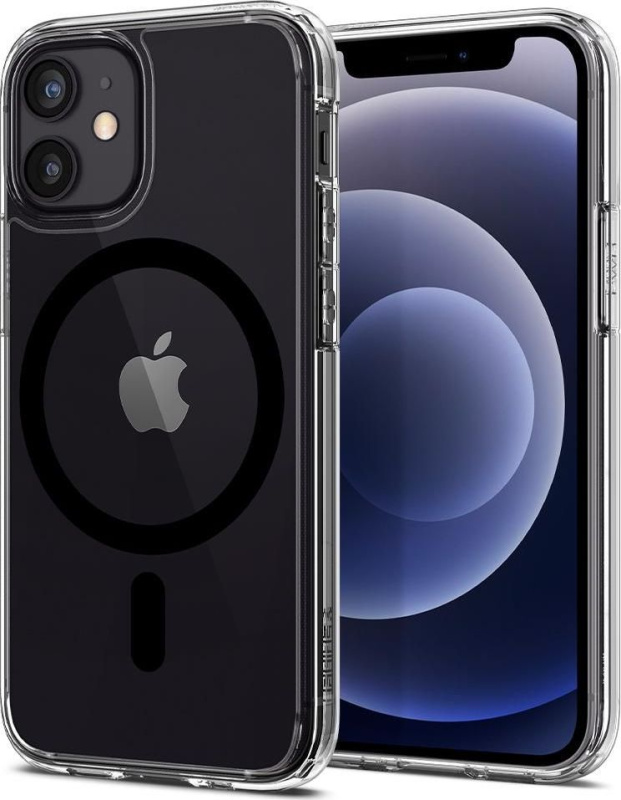 Spigen Ochranný kryt pro iPhone 12 / 12 Pro - Spigen, Ultra Hybrid Mag Black