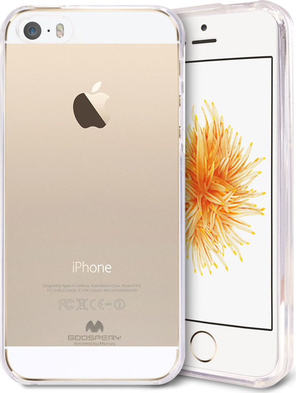 Mercury Pouzdro / kryt pro Apple iPhone 5 / 5S / SE - Mercury, Jelly Transparent