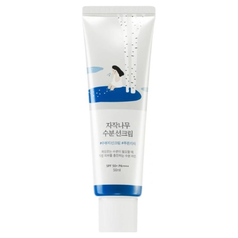 ROUND LAB Birch Juice Moisturizing Sunscreen hydratační a ochranný krém SPF 50+ 50 ml