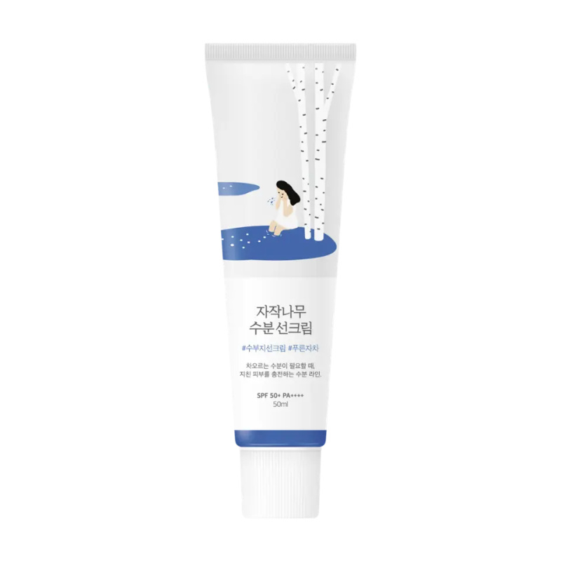 ROUND LAB Birch Juice Moisturizing Sunscreen hydratační a ochranný krém SPF 50+ 50 ml