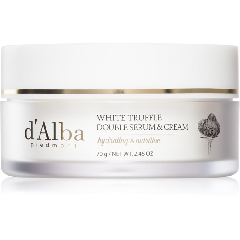 d'Alba White Truffle Double Serum & Cream zpevňující denní krém a sérum 2 v 1 70 g