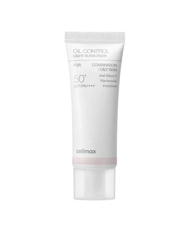 celimax Oil Control Light Sunscreen krém na opalování SPF 50+ pro mastnou a smíšenou pleť 40 ml