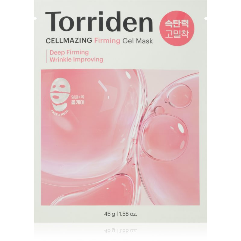 Torriden Cellmazing Firming Gel Mask intenzivní hydrogelová maska pro zpevnění pleti 45 g