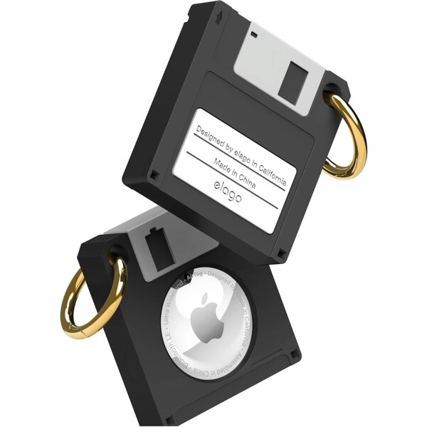 ELAGO Floppy Disk pouzdro pro Apple AirTag černé