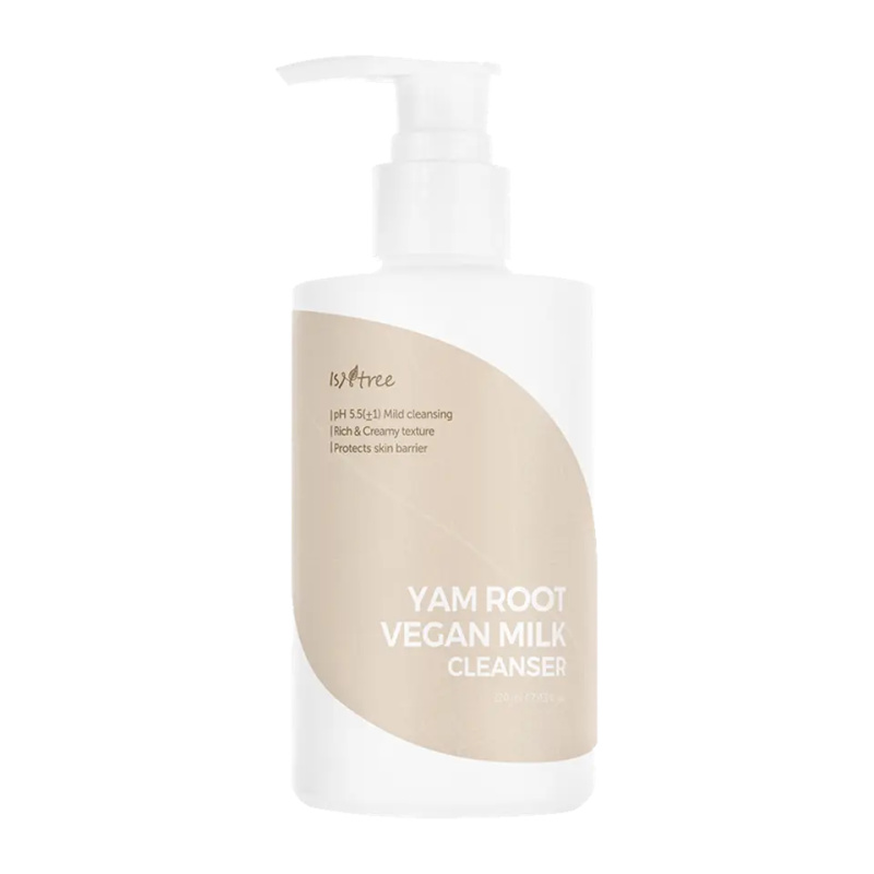 Isntree Čisticí a odličovací pleťové mléko Yam Root Vegan Milk (Cleanser) 220 ml