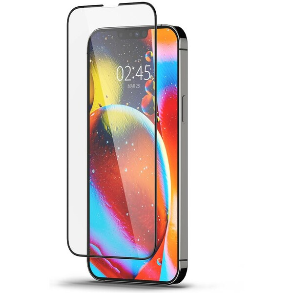 Spigen tR Slim HD ochranné sklo iPhone 14 Plus/13 Pro Max černé