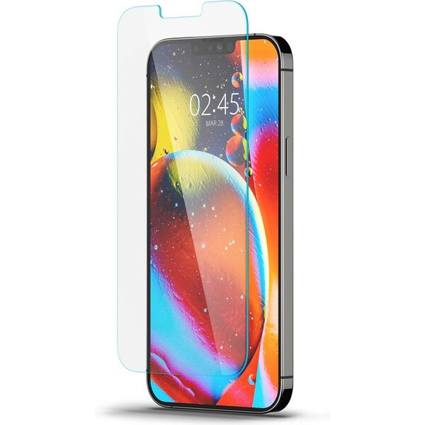 Spigen tR Slim HD ochranné sklo iPhone 16e/14/13 Pro/13 čiré