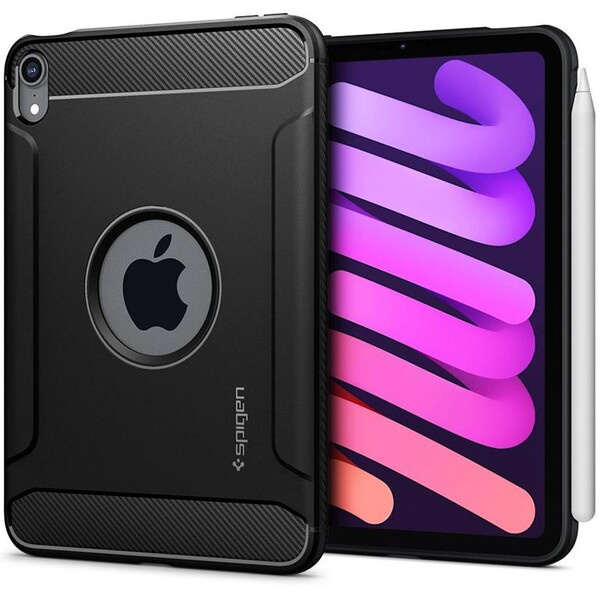 Spigen Rugged Armor kryt Apple iPad mini 6 (2021)/iPad Mini 7 (2024) černý
