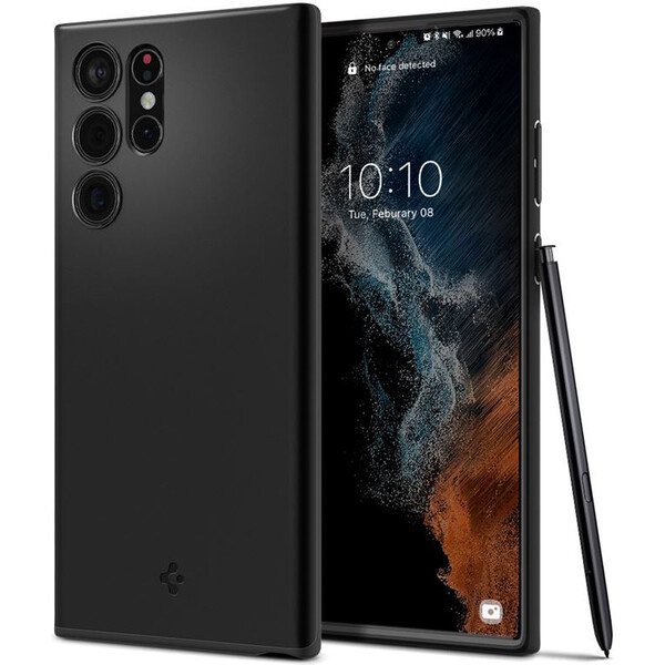 Spigen Thin Fit kryt Samsung Galaxy S22 Ultra černý
