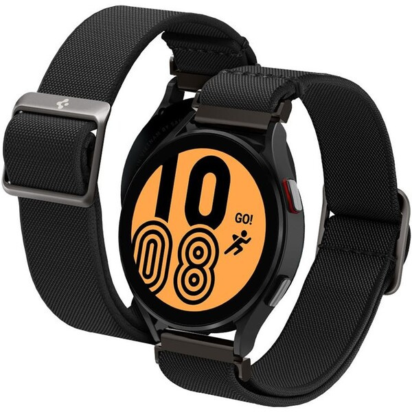 Spigen Lite Fit Watch Band, black - Galaxy Watch 20mm (AMP04040) Černá