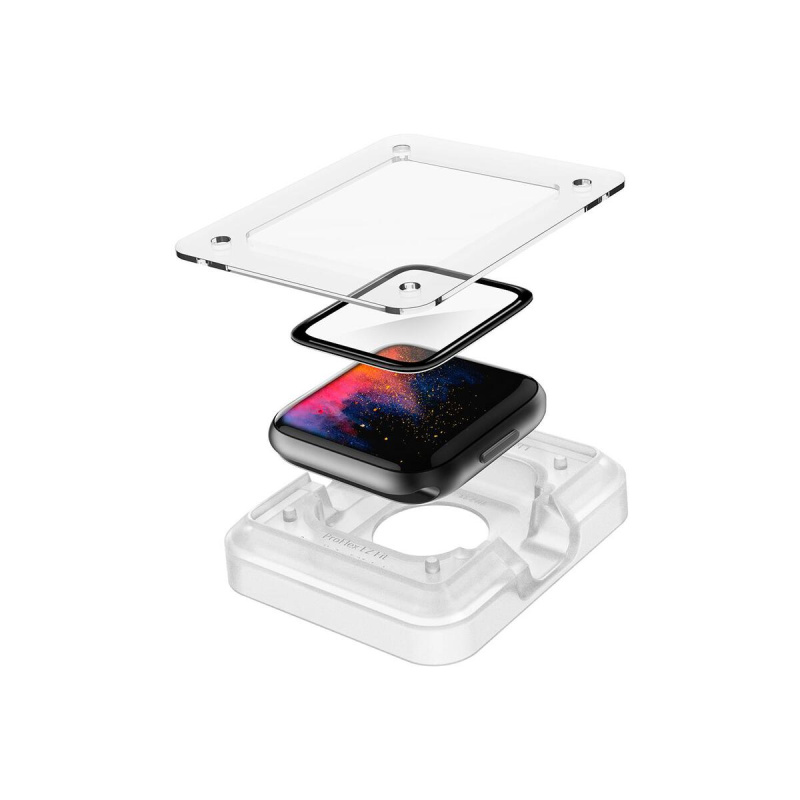 Ochranné sklo na Apple Watch 41 mm Spigen Pro Flex EZ Fit - 2 ks