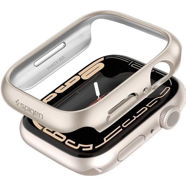Spigen Thin Fit pouzdro Apple Watch 9/8/7 (41mm) stralight