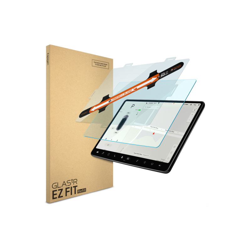 Spigen Tesla EZ Fit Refill Anti Glare Screen Protector 1 Pack Tesla Model Y/3 AGL04338