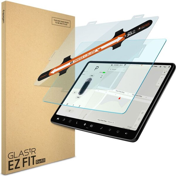 Spigen Tesla EZ Fit Refill Anti Glare Screen Protector 1 Pack Tesla Model Y/3 AGL04338