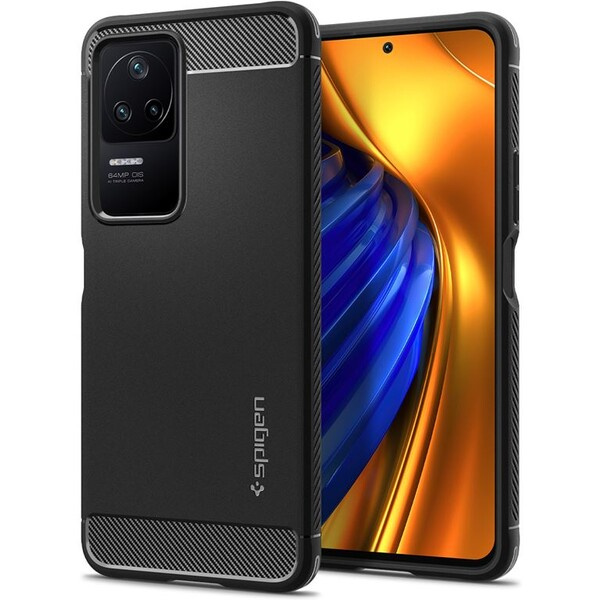 Spigen Rugged Armor kryt Xiaomi POCO F4/Redmi K40S matně černý