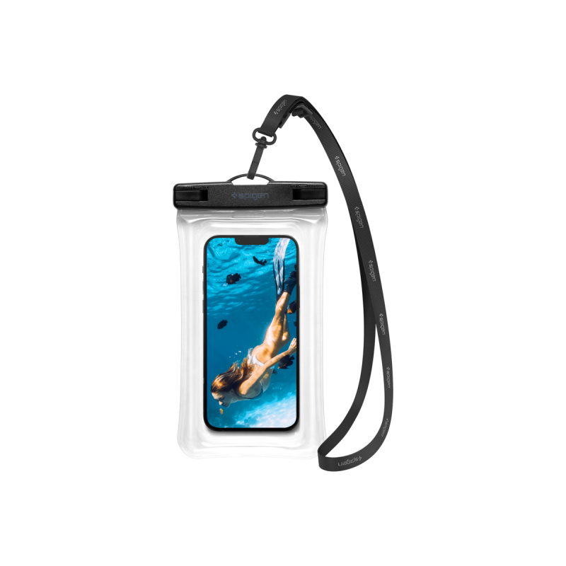 Vodotěsné plovoucí pouzdro Spigen Aqua Shield A610 - průhledné
