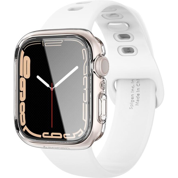 Spigen Ultra Hybrid kryt Apple Watch 9/8/7 45mm čirý