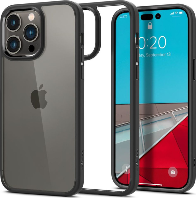 Spigen Ultra Hybrid kryt iPhone 14 Pro Max černý