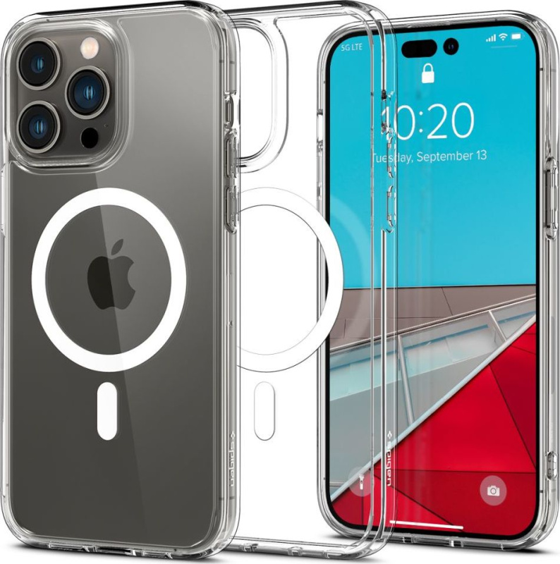 Spigen Ultra Hybrid kryt Mag iPhone 14 Pro bílý