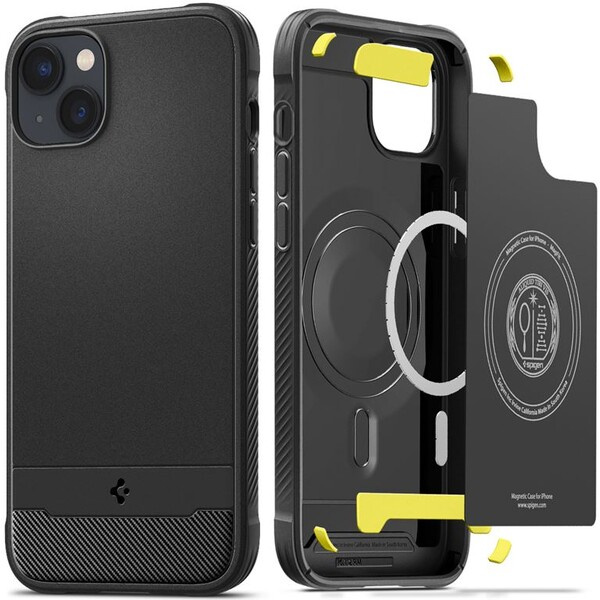 Spigen Rugged Armor Mag kryt iPhone 14 černý