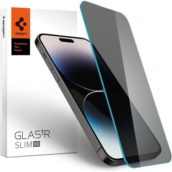 Spigen Glass tR Slim HD 1 Pack Anti Glare/Privacy sklo iPhone 14 Pro