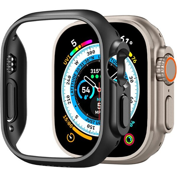 Spigen Thin Fit Black Apple Watch Ultra 49mm ACS05458 Černá