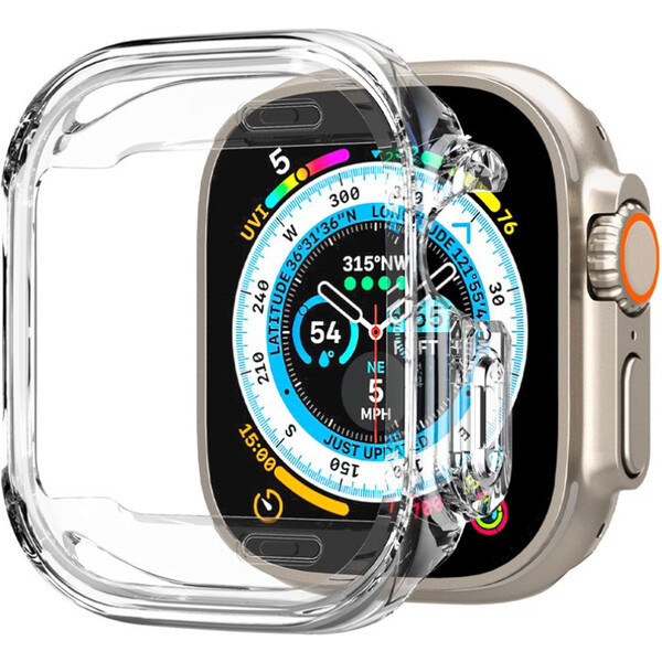 Spigen Ultra Hybrid Clear Apple Watch Ultra 49mm ACS05459 Čirá