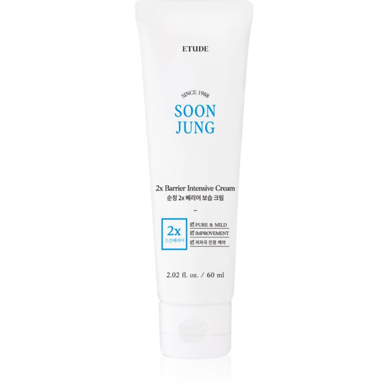 ETUDE SoonJung 2x Barrier Intensive Cream intenzivně hydratační krém pro obnovu kožní bariéry 60 ml