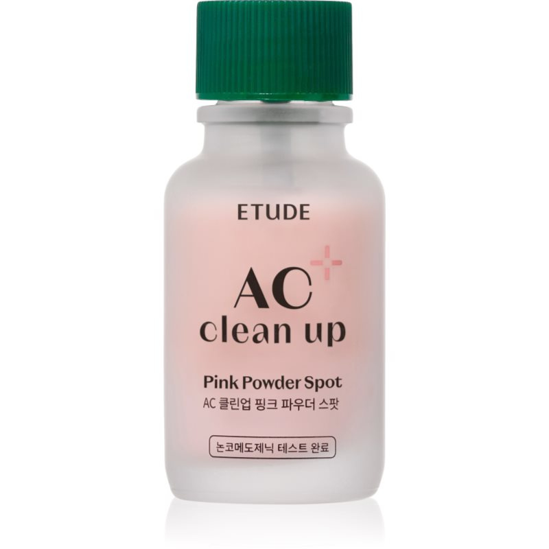 ETUDE AC Clean Up Pink Powder Spot lokální péče proti akné se zklidňujícím účinkem 15 ml