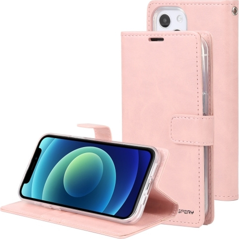 Mercury Ochranné pouzdro pro iPhone 13 mini - Mercury, Bluemoon Diary Rose